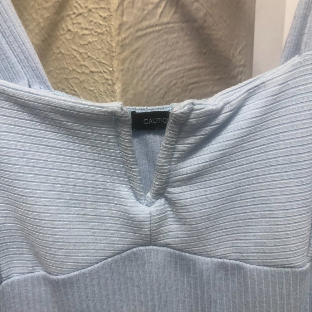 Caution The Wind Light Blue Wome'n Size Small - Picture 4 of 6